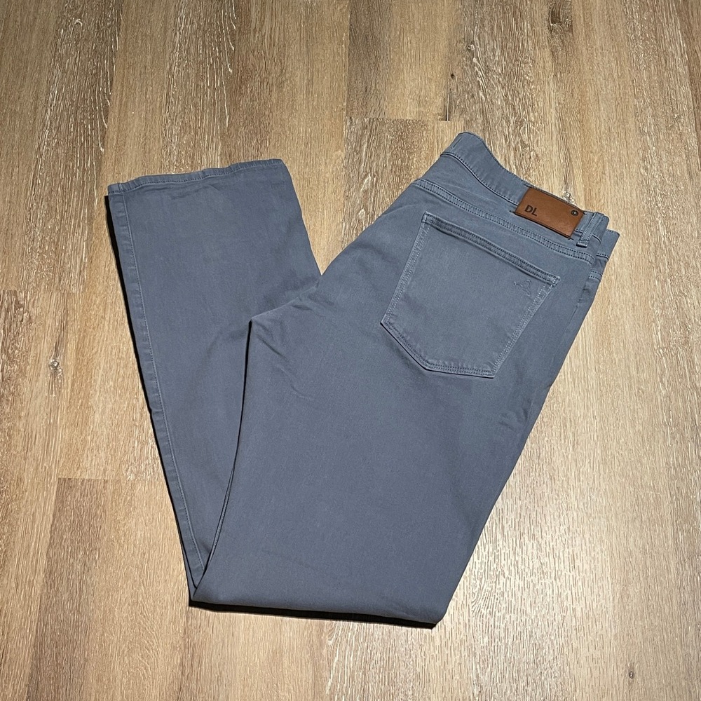 VINCE DL1961 Men Casual Straight XTWILL Pants Slate‎ Blue Size 38 x 33 EUC